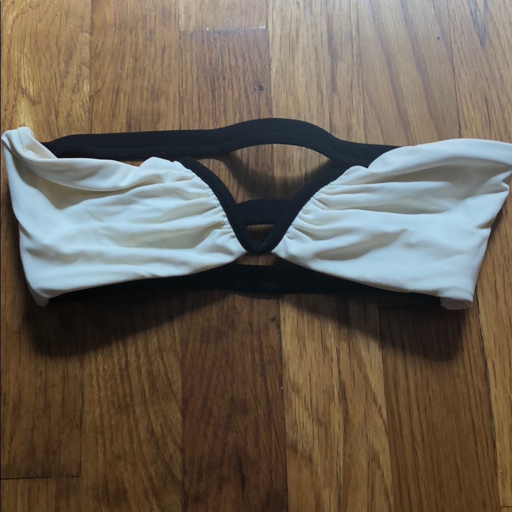 Boys & Arrows strapless bikini top